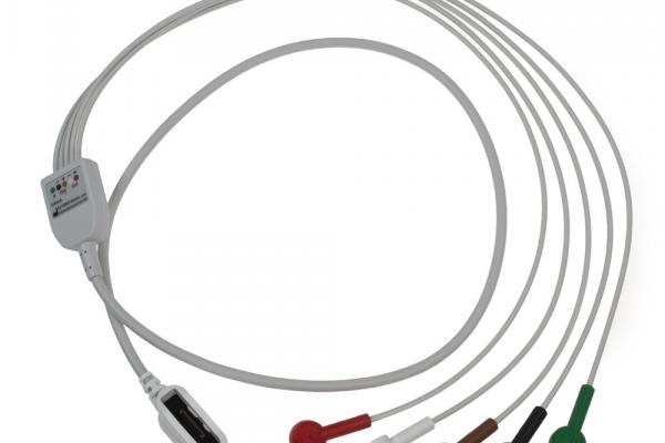 2104816-001 SEER™ 1000 Leadwire Set - 2 Channel 105 cm AHA - 5 Leadwires 