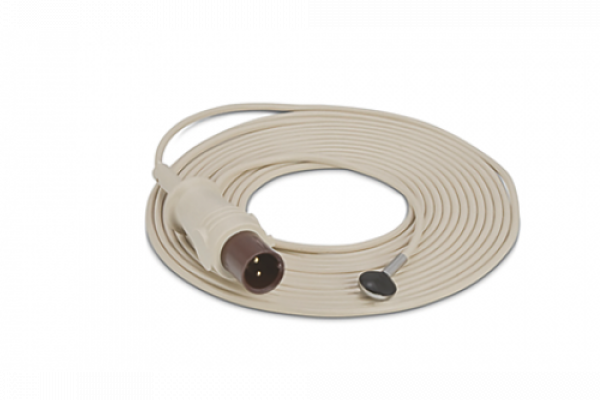 M21078A PHILIPS Skin Surface Temperature Probe, reusable continuous monitoring, 2-prong plug