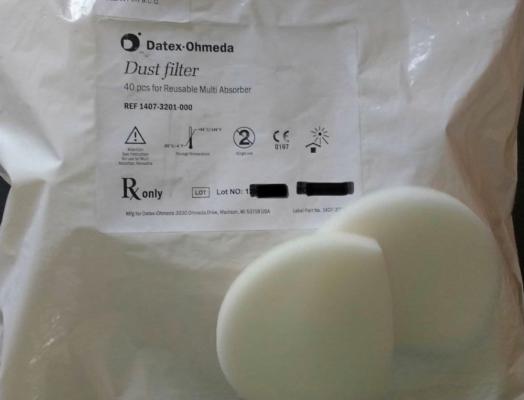 1407-3201-000 GE Healthcare Dust Filters, 40/Pk 