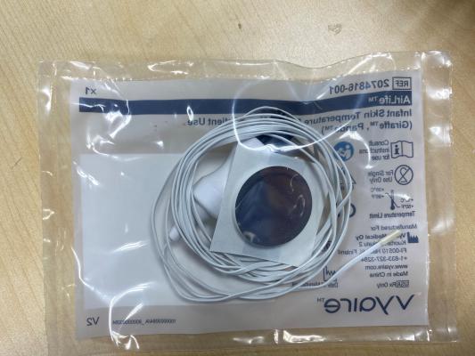 2074816-001 Giraffe Infant skin temperature probe, disposable, CS/10 Old Part #6600-0873-700