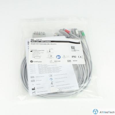 412681-002 Vyaire Inc. ECG Multi-Link Leadwire Set, 5-Lead, Group, Grabber